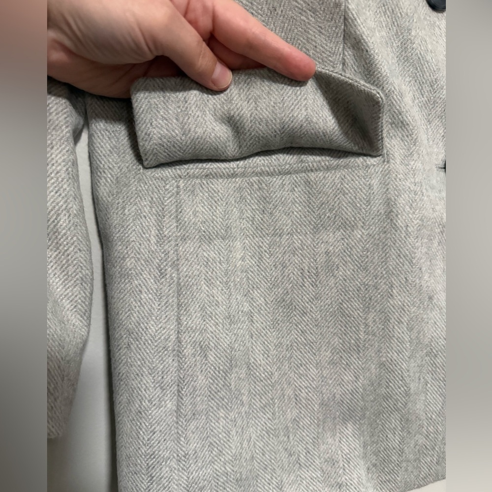 Talbots Light Gray Women's Blazer - Picture 5 of 12